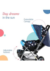 LuvLap Baby Stroller/Pram,5 point safety,360°wheel