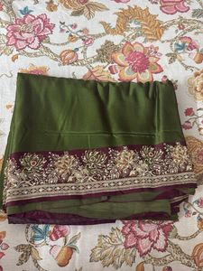 Heavy Party Wear Banarasi Silk Saree