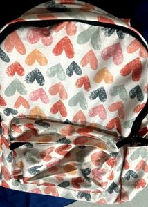 Heart Print Backpack