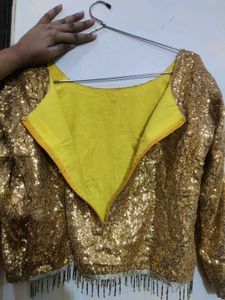 Golden Sequin Blouse