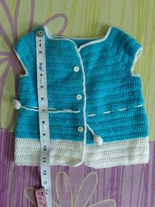 Cute Crocheted Baby Vest