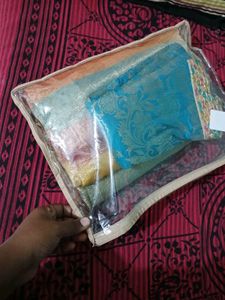 Sale New Saree Crush Multicolour With Border