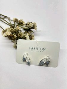 Textured Leaf Studs