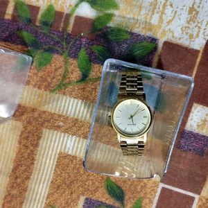 Combo Of 2 Sonata Gold Watch