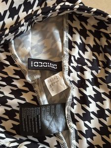 Houndstooth Print Pants