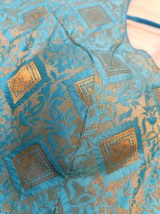 Blue Banarasi Blouse