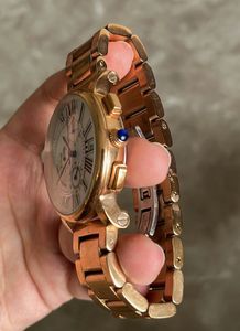 Cartier Chronograph Gold Watch
