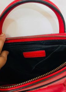 Allen Solly Big Brand Red Sling Bag Office