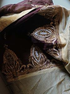 Elegant Embroidered Saree