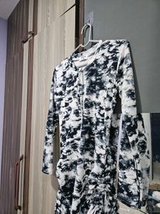 Tie-Dye Ruched Dress