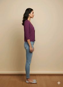 Purple Knit Cardigan