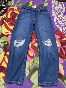 Unisex Torn Denim