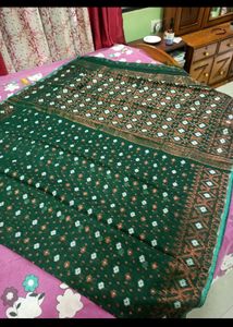 New Unused Saree 3 Pc Kurta Palazzo Dupatta St