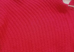Stylish Red Corchet SHRUG