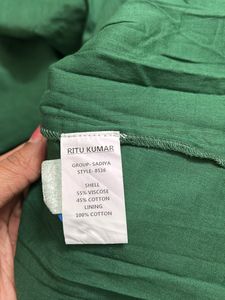 Ritu Kumar Green Midi Dress