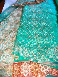 Heavy New Lahenga Style Saree