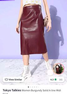 Leather Skirt Absolutely New