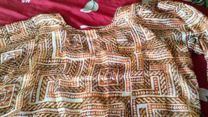 Patterned Midi Dress
