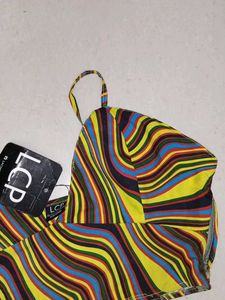 Psychedelic Print Bralette Top