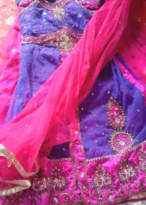 Indowestern full Cutdana work Lehenga sets