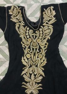 Elegant Black Ethnic Gown