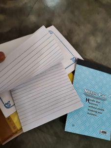 Set Of 7 Notepad + 1 Free Pen