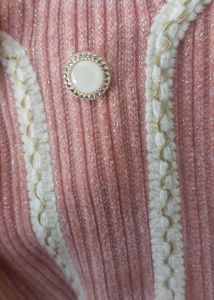 Cute Pink Corduroy Dress