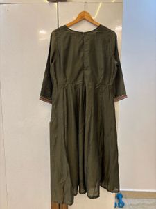 Elegant Olive Green Kurta