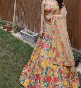 Floral Lehenga Choli Set