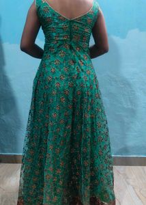 Elegant Green Ethnic Gown