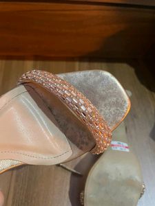 Metro Glass Heel Sandals