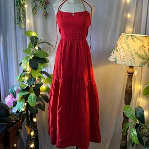 Red Maxi Sundress