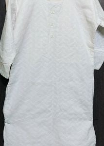 pure white chikankari top