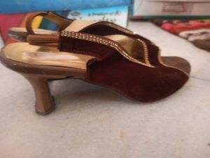 Brown Slingback Flats