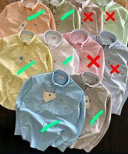 Lacoste Button-Down Shirts - Pastel Colors