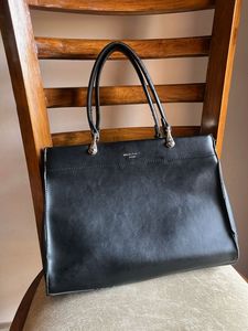 Stylish Black Tote Bag