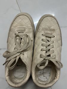 Comfortable Cream Sneakers