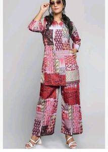 Multicolor Rajasthani Coord Set For Women- New XL