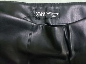 The Secret Black Faux Leather Pants