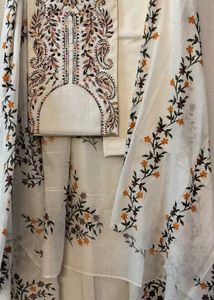 Cotton Embroidery Suit