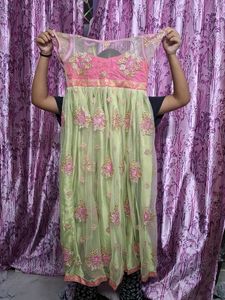 Elegant Embroidered Anarkali Dress