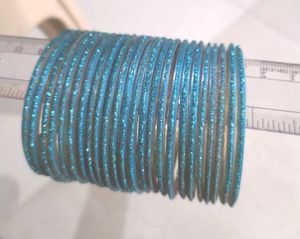Sparkling Blue Bangles