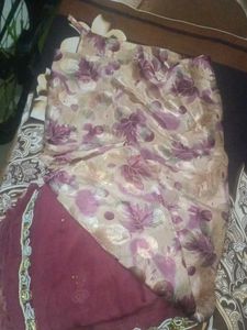 a rajasthani saree with work on it