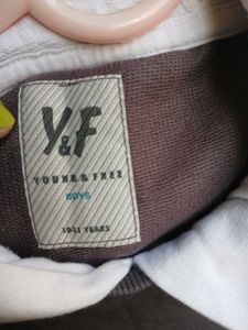 Y&amp;F Stylish Two-Tone Sweatshirt
