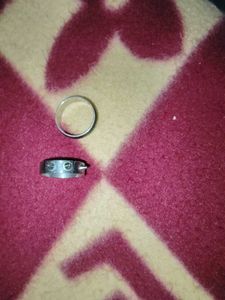 Unique Silver Tone Ring