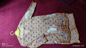 Vintage Paisley Print Blouse