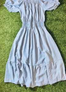 Vacation Light Blue Dress