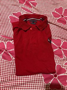 Tommy Hilfiger Red Polo Shirt