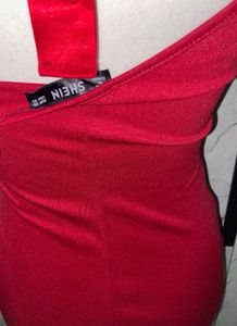 Burgundy Bodycon Dress