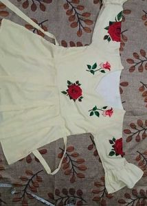 Floral Flared Sleeve Top